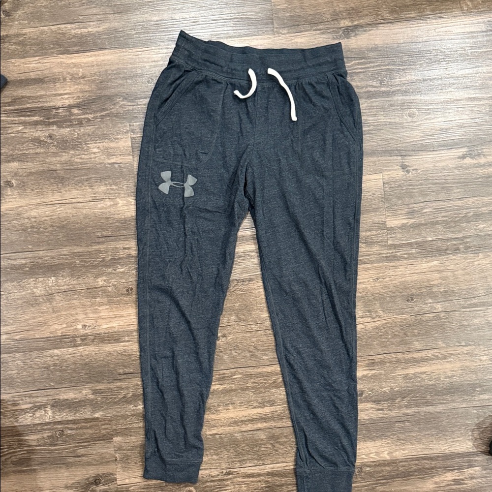 Under Armour CHARGED Charcoal Gray Joggers Medium M